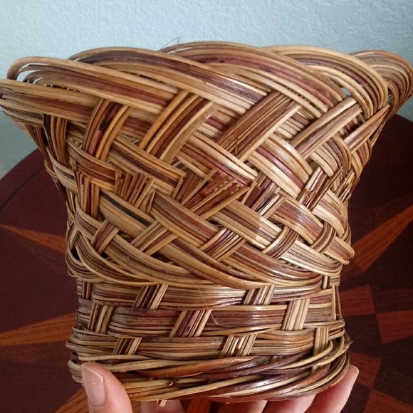 Boho Wicker Flower Planter Basket Pot Cont… - Picture 5 of 7